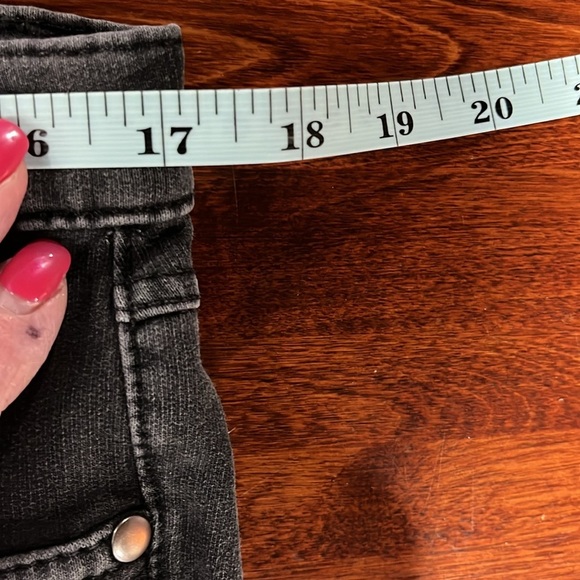 Mudd Womens Jeans 13 Black Skinny Back Pockets Zip/Button Fly Stretch Stylish - Picture 9 of 12